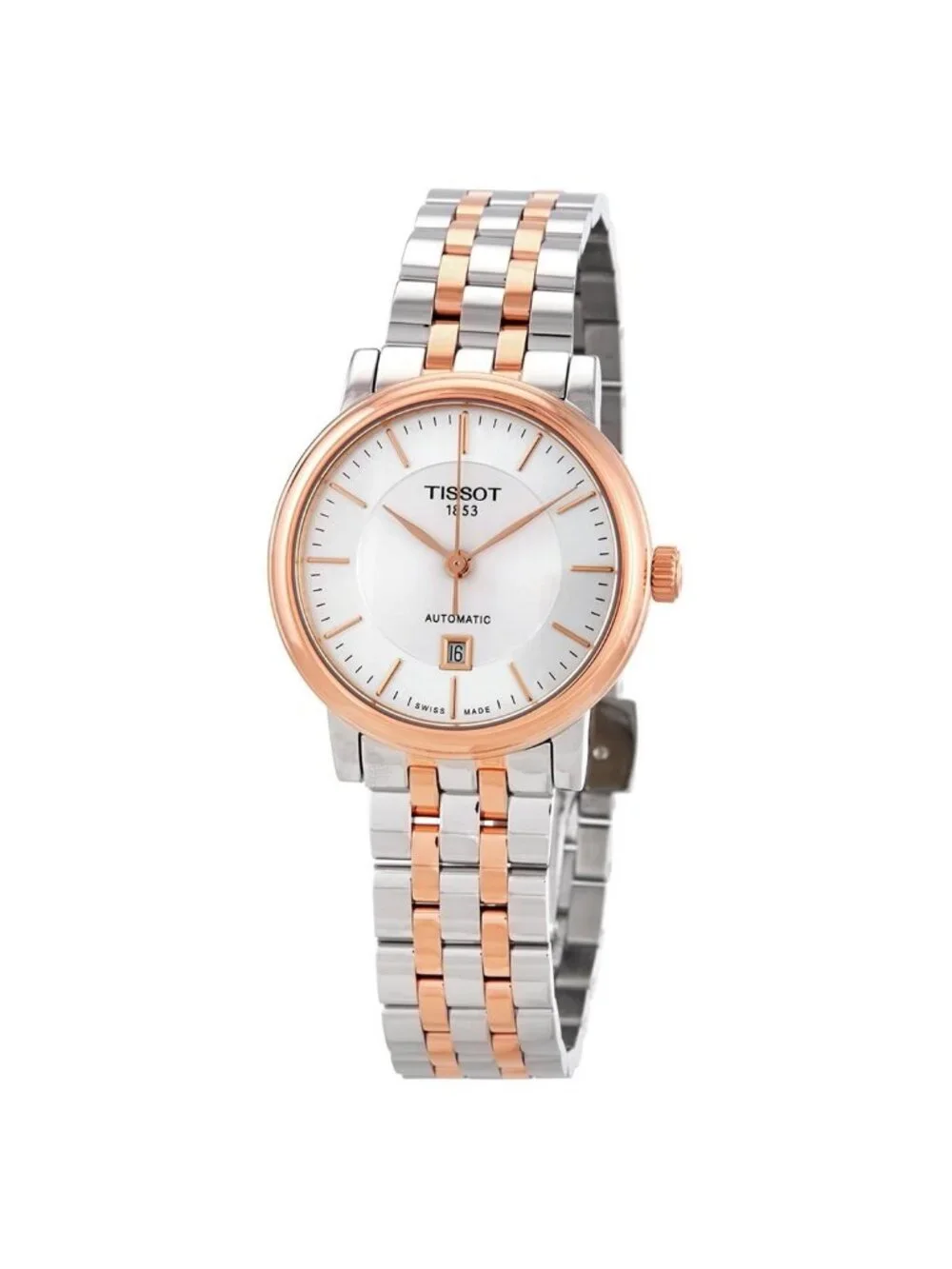 NWT Tissot T-Classic Carson Silver Dial Ladies Watch